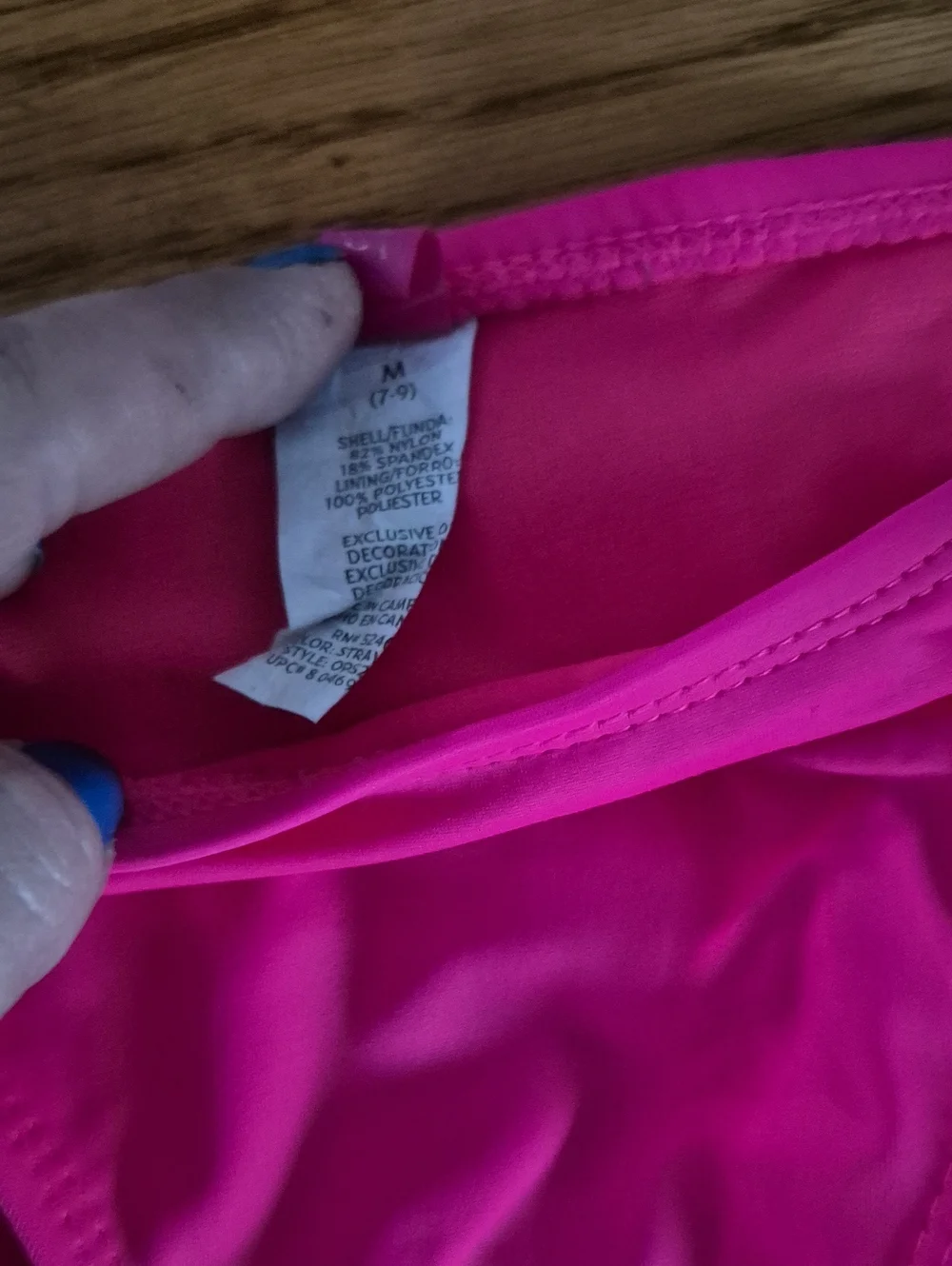 OP Classic High-Cut Pink Bikini Bottom — Women's Swim Brief